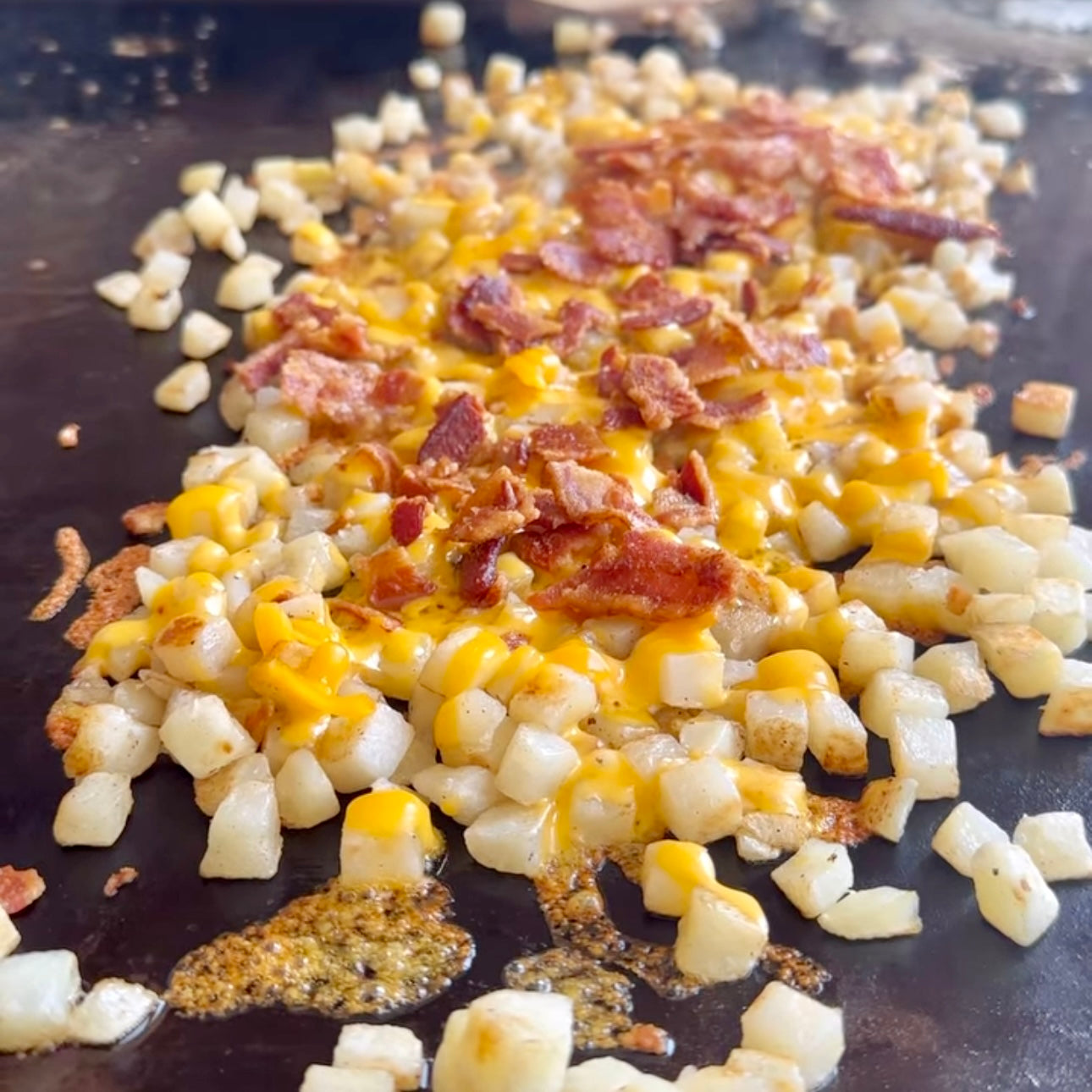 Bright Leaf Loaded Breakfast Potatoes (Bacon)