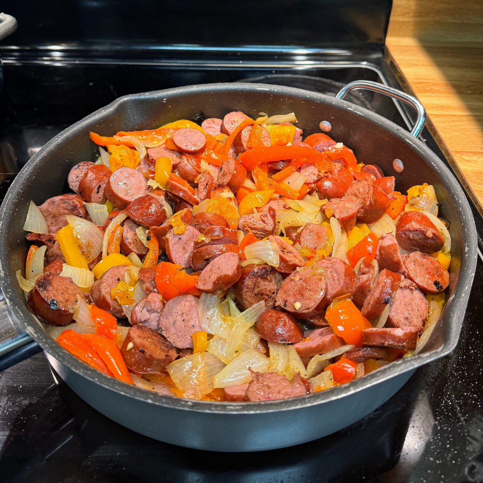 Bright Leaf Smoked Sausage Skillet