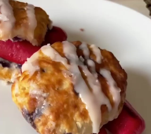 Bright Leaf Red Hots with Bojangles Bo-Berry Biscuits and Cheerwine