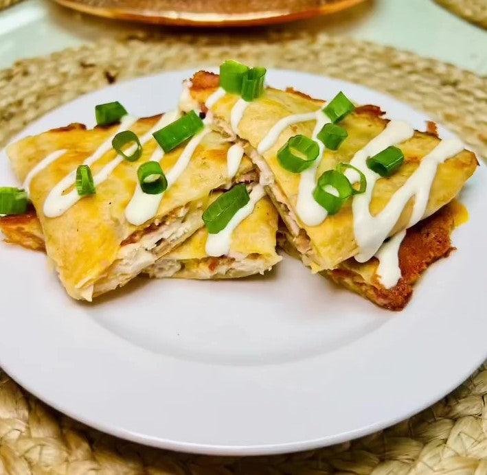 Bright Leaf Blue Cheese Quesadilla (Bacon)