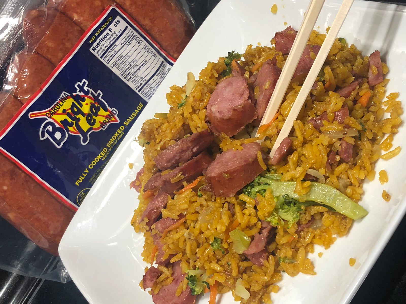 Bright Leaf Smoked Sausage Fried Rice