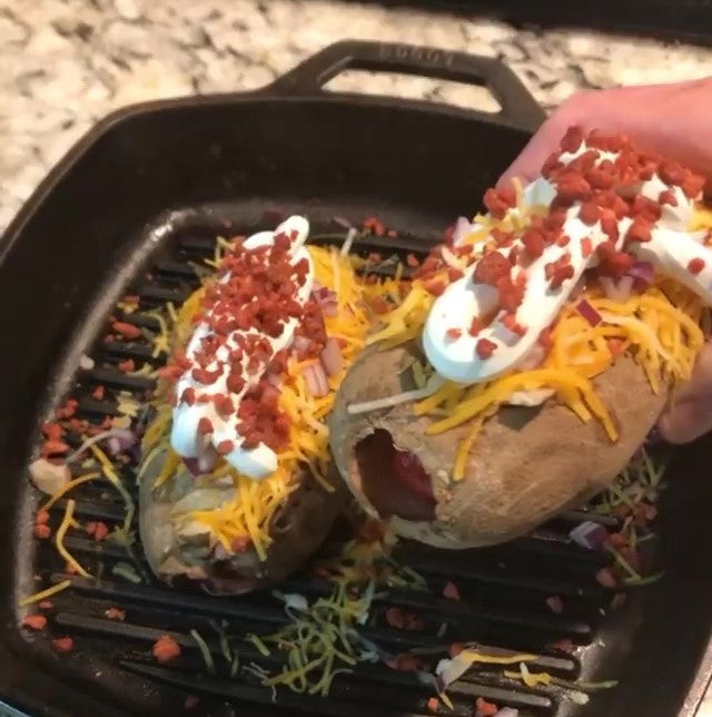 Bright Leaf Super Tuber (Hot Dog in a Baked Potato) Recipe