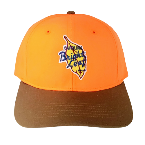 Duck Cloth Visor / Blaze Orange Velcro Hat (Structured)