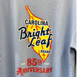 Bright Leaf 85th Anniversary Shirts (Bay Green, Neon Violet & Blue)