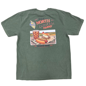 Bright Leaf T-Shirt: It's a North Carolina Thang! (Green & Blue Spruce)