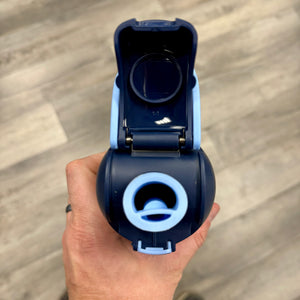 Bright Leaf Water Bottle (Blue)