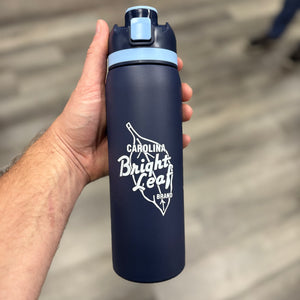 Bright Leaf Water Bottle (Blue)