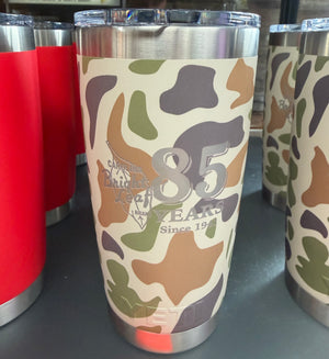 Bright Leaf Yeti Tumbler (Duck Camo) - 85th Anniversary