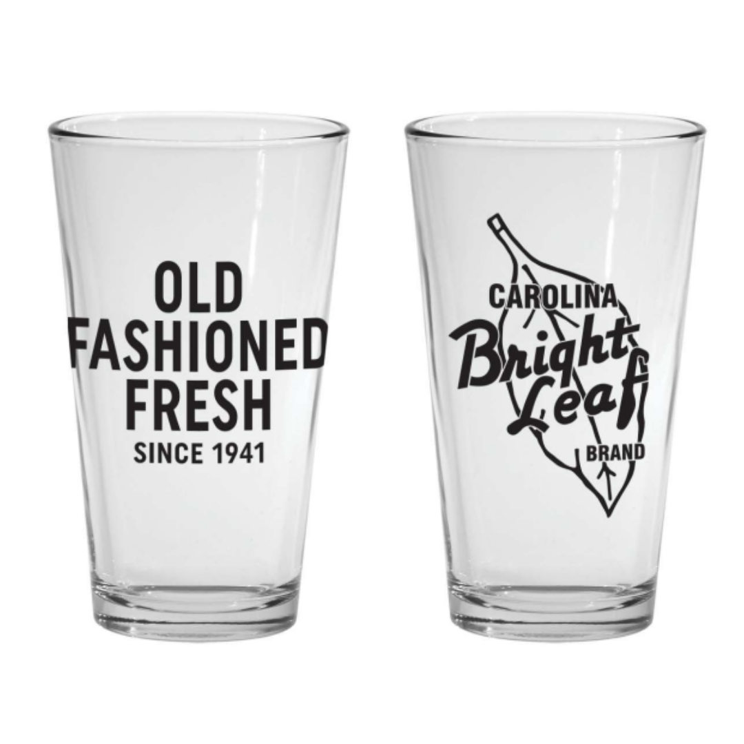 Bright Leaf Tea Glass (Pint)