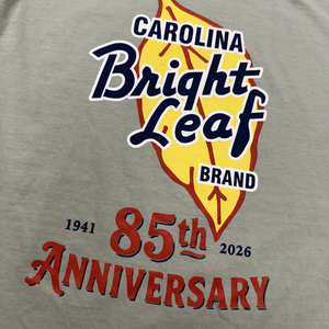 Bright Leaf 85th Anniversary Shirts (Bay Green & Neon Violet)