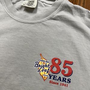 Bright Leaf 85th Anniversary Shirts (Bay Green & Neon Violet)