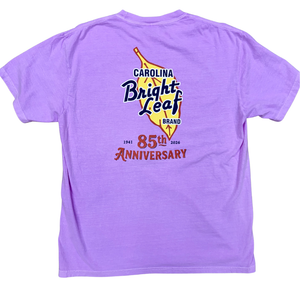 Bright Leaf 85th Anniversary Shirts (Bay Green & Neon Violet)